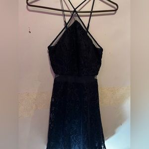 Dark blue dress